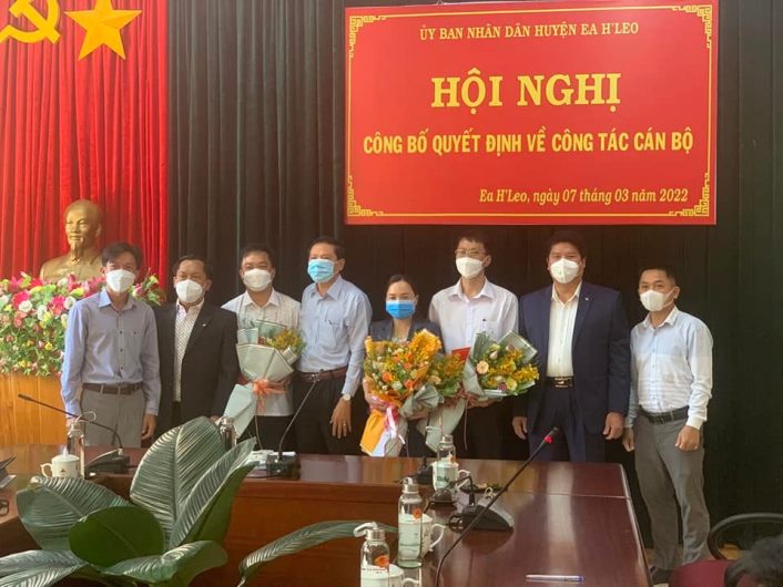 Hội nghị Công bố các quyết định về công tác cán bộ